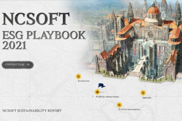 NCSOFT's ESG Playbook 2021 (Courtesy of NCSOFT)