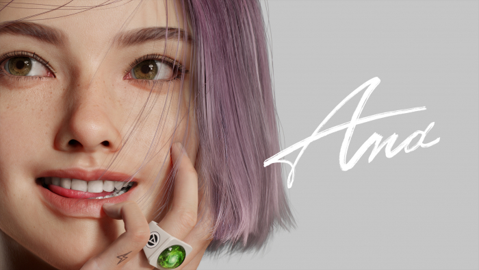 Ana is a virtual human developed by Krafton, unveiled on June 13 (Courtesy of Krafton)