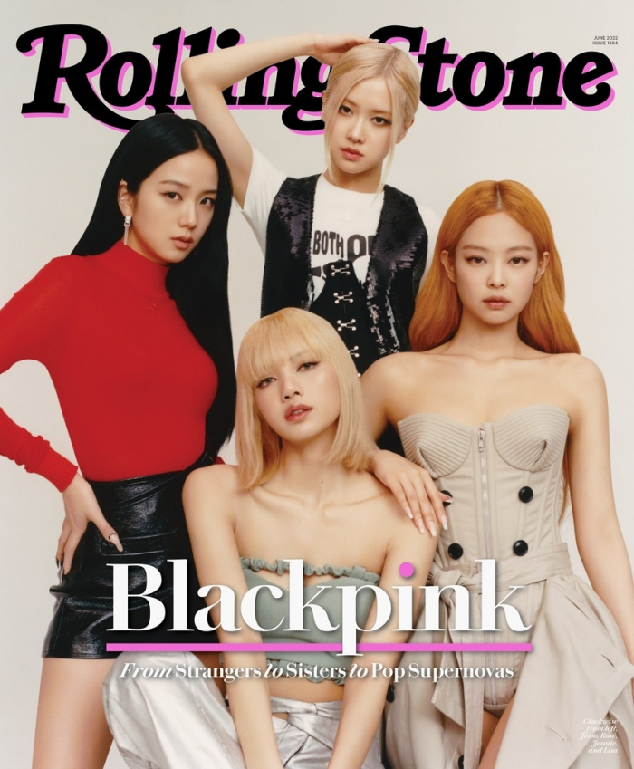 K-pop　girl　group　Blackpink　(Courtesy　of　Rolling　Stone)