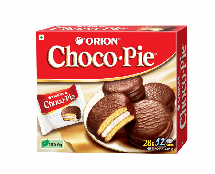 Orion's signature product, choco pie