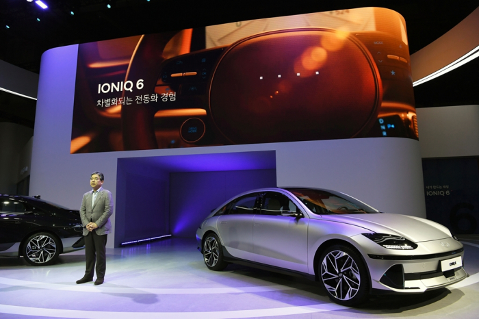 Hyundai Motor CEO Chang Jae-hoon at the Busan Motor Show