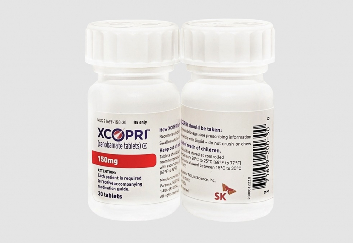 SK　Biopharm's　Cenobamate,　sold　under　the　Xcopri　brand,　is　an　epileptic　seizure　treatment
