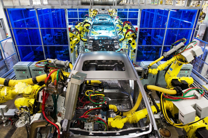 Beijing Hyundai’s production line (Courtesy of Hyundai)