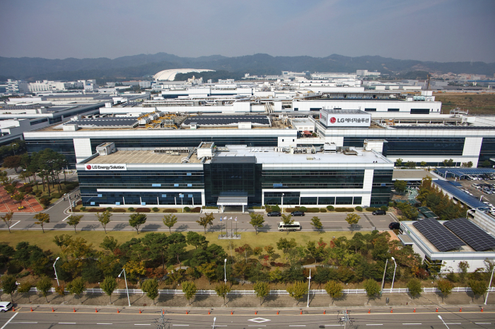 LG　Energy　Solution's　EV　battery　plant　in　Korea