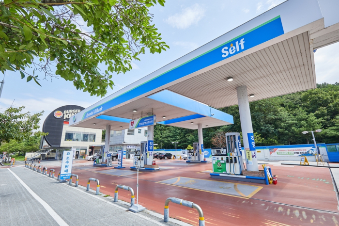 Hyundai　Oilbank’s　gas　station　in　South　Korea