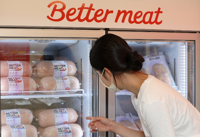 Better Meat products include plant-based sliced hams and meatballs