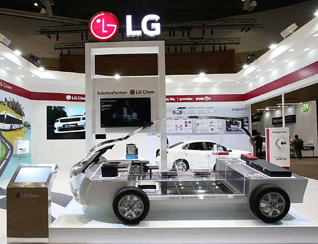 An　LG　Energy　Solution　battery　pack　installed　in　a　car