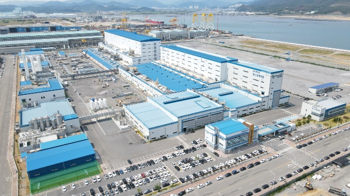 Posco Chemical's Gwangyang plant in South Jeolla Province (Courtesy of POSCO Chemical)
