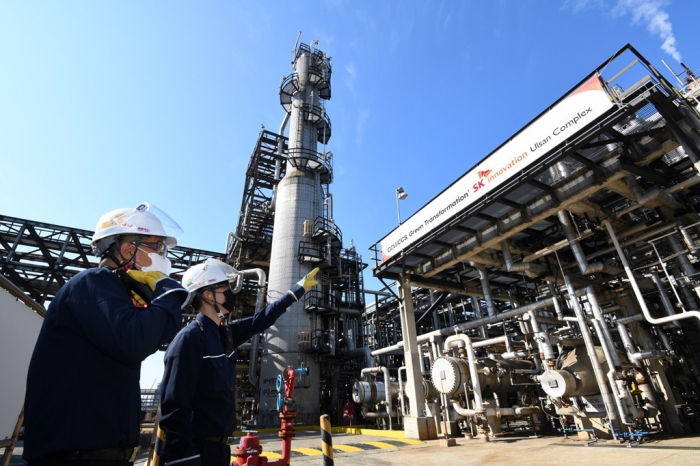 SK　Innovation's　refinery　complex　in　Ulsan,　South　Korea　(Courtesy　of　SK　Innovation)