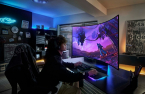 Samsung Elec. unveils Odyssey Ark, 55-inch curved gaming screen