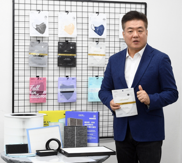 CNTUS　SUNGJIN　CEO　Ha　Choon-wook　discusses　the　company's　products