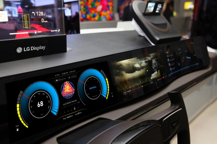 LG　Display's　automotive　OLED　display　panel