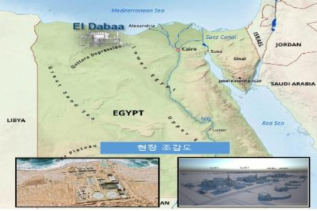 Location of El-Dabaa nuclear power plant project