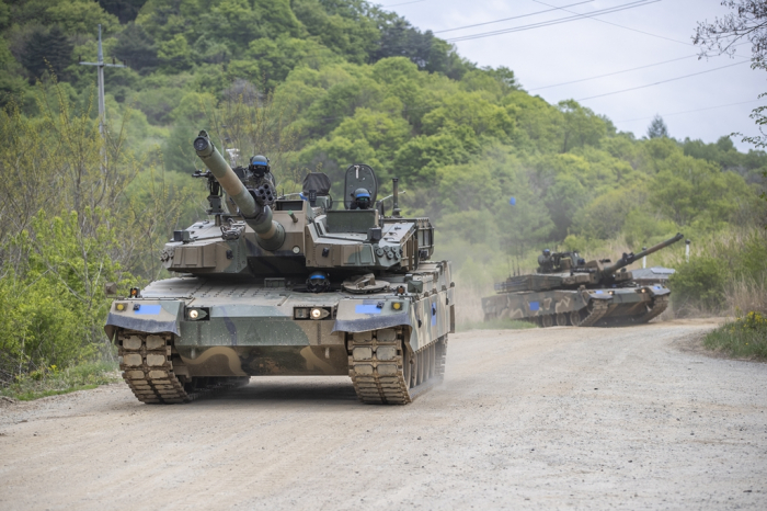 Hyundai Rotem’s K2 Black Panther, a next-generation main battle tank (Courtesy of South Korean Army)