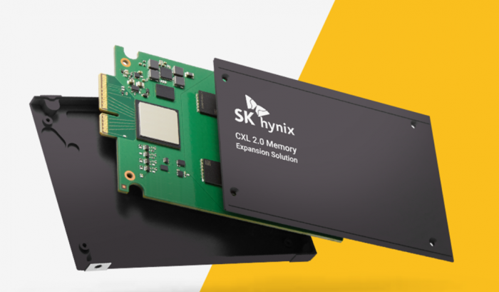 SK　Hynix's　DDR5　DRAM　CXL　memory　chip