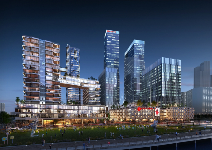 Lotte’s planned smart city in Ho Chi Minh City, Vietnam (File photo, Courtesy of Lotte)
