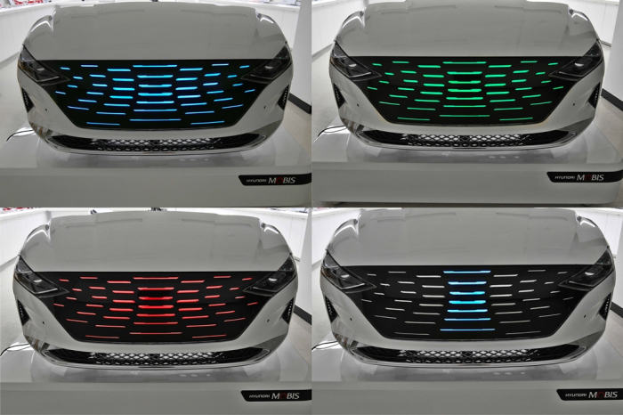 Hyundai Mobis' LED lighting grille