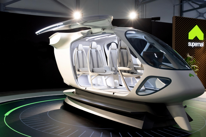 Hyundai Motor's eVTOL vehicle cabin concept