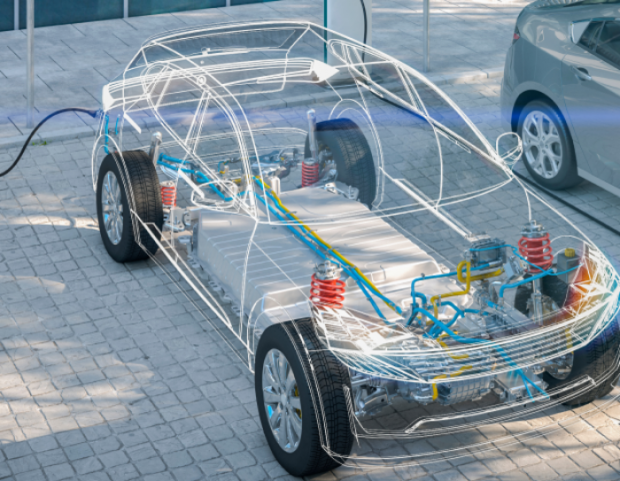 An EV battery pack