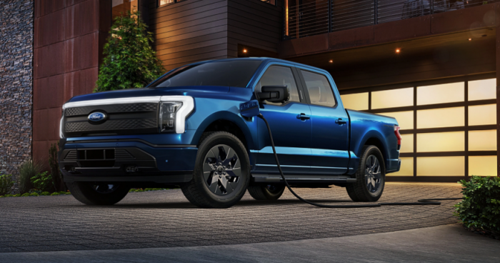 Ford's F-150 Lightning, the electric version of North America's bestselling pickup truck, uses SK On batteries