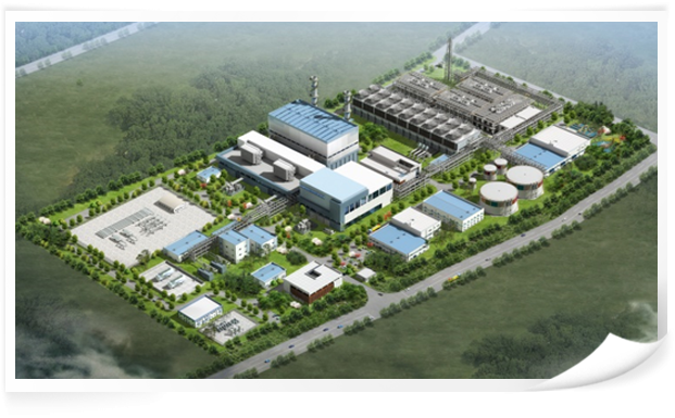A　blueprint　of　the　LPG/LNG　combined　cycle　power　plant　that　SK　Gas　is　building　in　Ulsan　(Courtesy　of　SK　Gas)