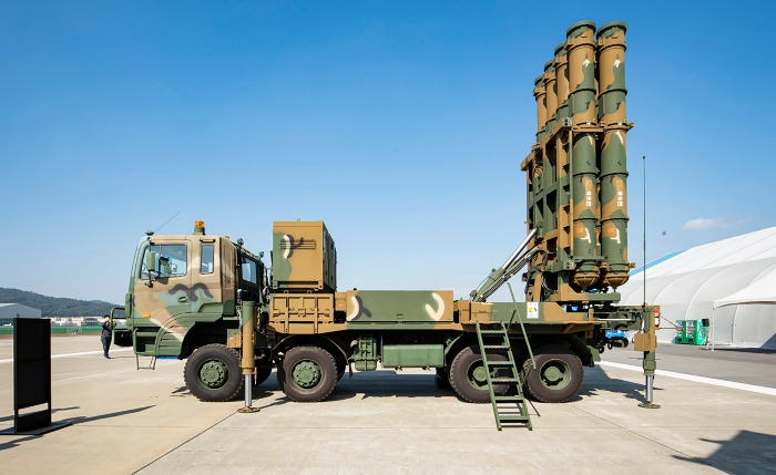 The United Arab Emirates imported Cheonggung II earlier this year (Courtesy of Hanwha Defense Co.)