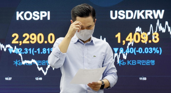 The won is hovering around its weakest level since March of 2019