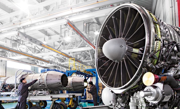 Aircraft engines produced by Hanwha Aerospace
