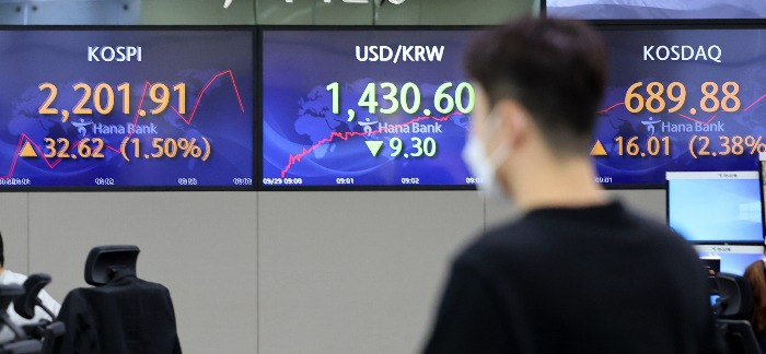 South　Korean　stock　markets　held　steady　on　Thursday,　hovering　at　their　weakest　levels　in　over　two　years