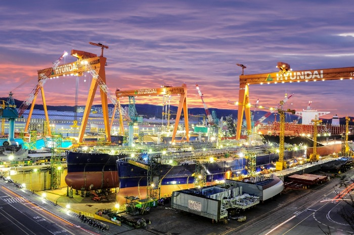 Hyundai　Heavy　Industries　shipyard
