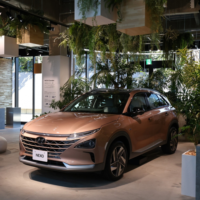 NEXO　at　Hyundai　House　Harajuku　in　Japan