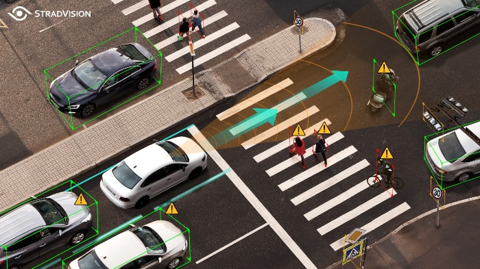 A　visual　representation　of　Stradvision's　technology　(Courtesy　of　Stradvision)