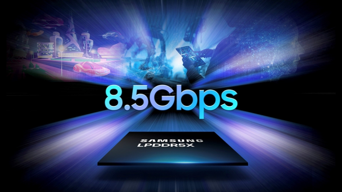 Samsung performed its LPDDR5X DRAM at the industry's fastest speed of 8.5Gbps on the Snapdragon platform