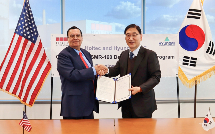 Hyundai　E&C　and　Holtec　agree　to　embark　on　the　detailed　design　of　the　standard　SMR　model