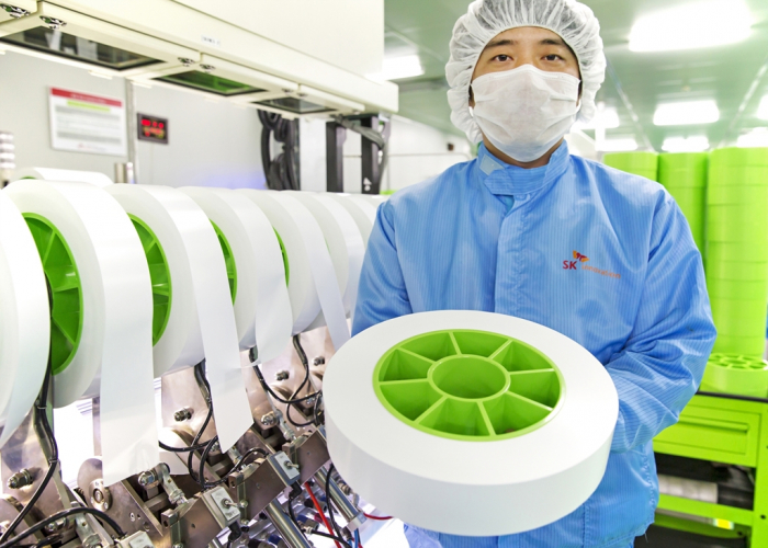 SK IE Technology's EV battery separators