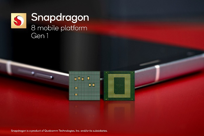 Qualcomm's　Snapdragon　8　Gen　1　chip