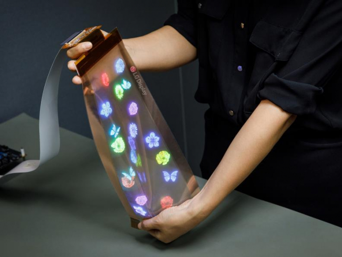 LG　Display　develops　the　world's　first　12-inch　high-resolution　stretchable　display