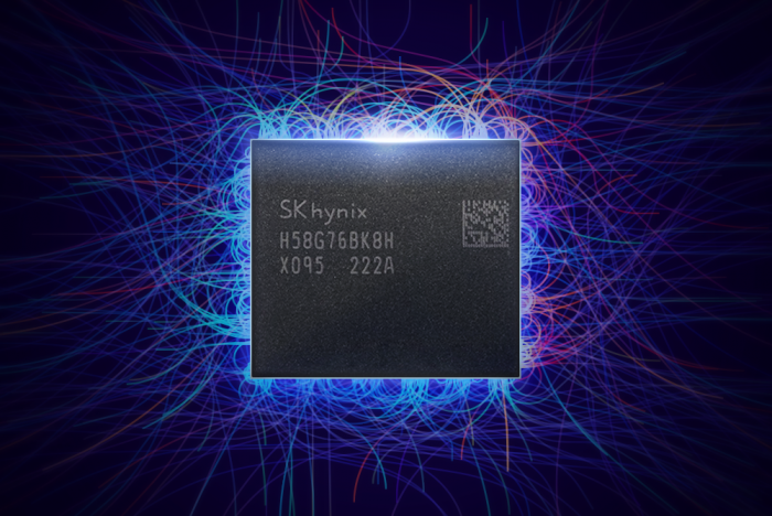 SK　Hynix's　LPDDR5X　DRAM　chip