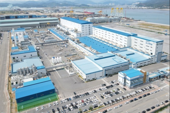 POSCO　Chemical's　Gwangyang　plant　in　South　Jeolla　Province