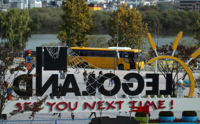 Legoland　Korea　in　Chuncheon,　Gangwon　Province,　about　100　km　east　of　Seoul　(Courtesy　of　Yonhap)