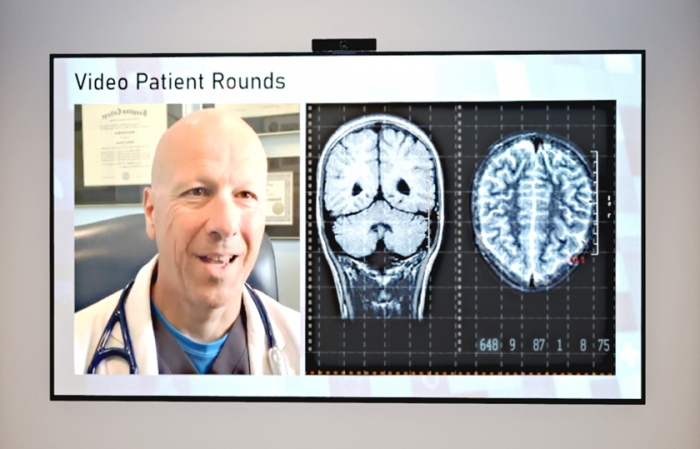 LG Electronics’ telemedicine solutions for hospitals (Courtesy of LG Electronics)