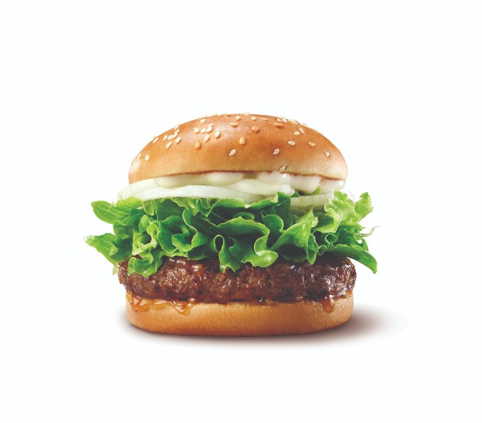 Lotteria's　signature　bulgogi　burger　(Courtesy　of　Lotte　GRS)
