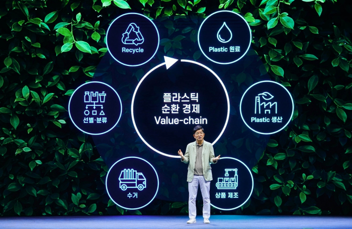 SK Geo Centric CEO Na Kyung-soo outlines the plastic value chain and the circular economy