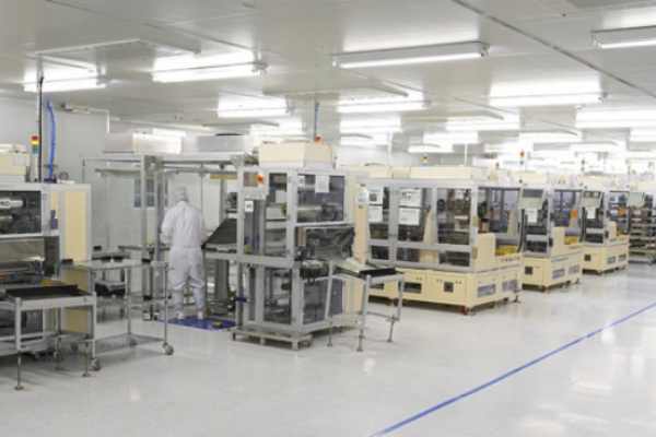 Iljin Display's touch panel manufacturing facilities (Courtesy of Iljin)