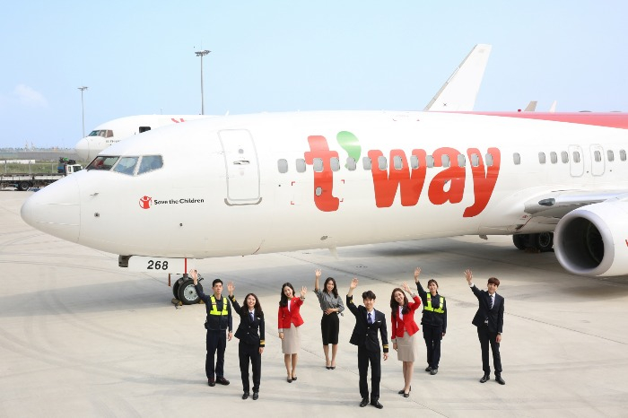 S.　Korea's　T'way　Air　to　resume　Incheon-Chiang　Mai　route