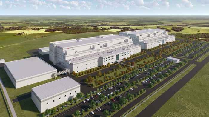 A rendering of LG Chem's Tennessee cathode manufacturing plant