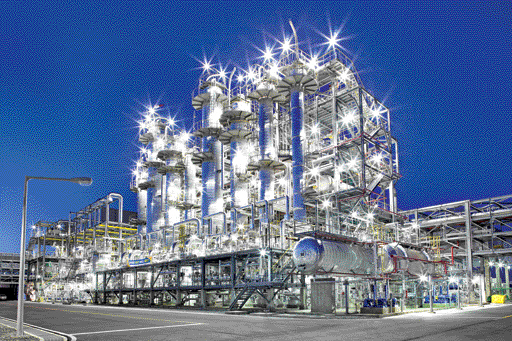 Kumho　Petrochemical's　second　synthetic　rubber　plant　in　Yeosu,　South　Korea