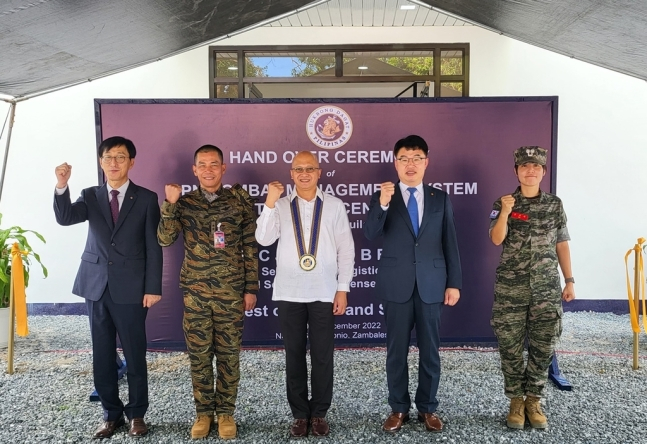 Hanwha　Systems　completes　a　combat　system　training　center　for　the　Philippine　Navy.