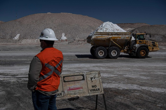 Lithium　mine　of　the　Chilean　company　SQM 