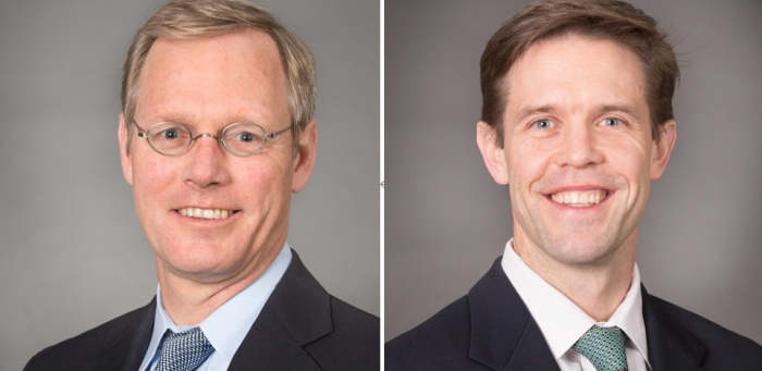 Stephen Kane (left) and Bryan Whalen, co-chief investment officers and generalist portfolio managers of fixed income at the TCW Group (Courtesy of TCW)